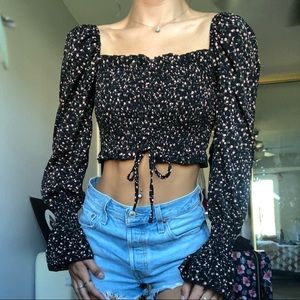 Long Sleeve Crop Top